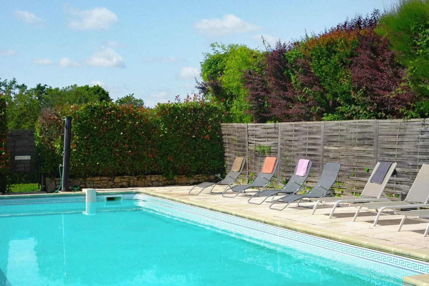 Piscine du gîte "Le bonheur dans notre pré"