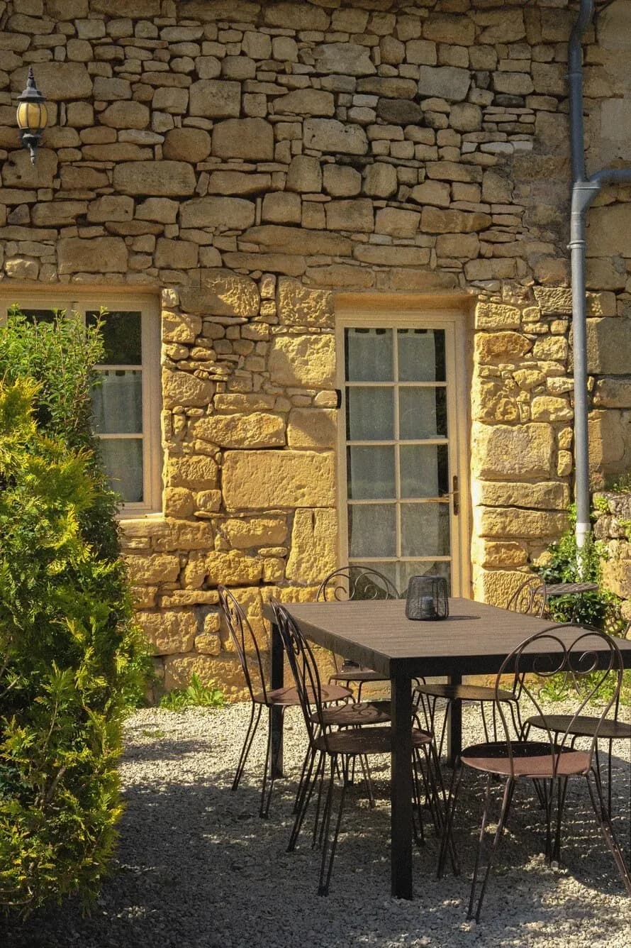 Espace extérieur du gîte "le bonheur dans notre pré"